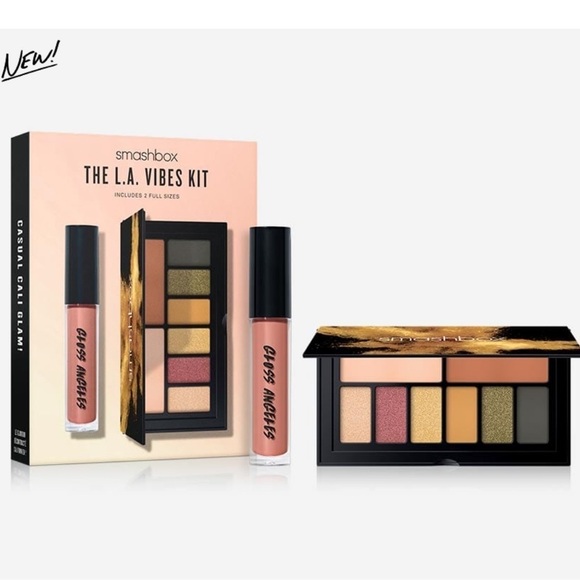 smashbox The L.A. Vibes Kit Eye Palette Lip Gloss - Picture 1 of 3